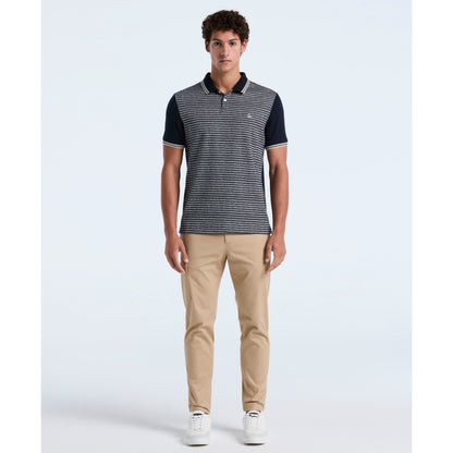 Original Penguin Mini Jacquard Polo Shirt In Dark Sapphire(Mini Jacquard Polo Shirt Blue Opkf2503gp 413)