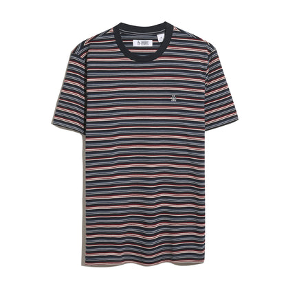 Original Penguin Yarn-Dyed Stripe T-Shirt In Dark Sapphire(Yarn Dyed Stripe T Shirt Blue Opkf2504gp 413)