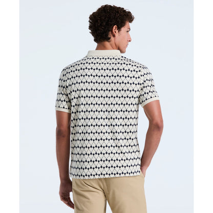 Original Penguin Flags Print Polo Shirt In Birch(Flags Print Polo Shirt Beige Opkf2520gp 252)
