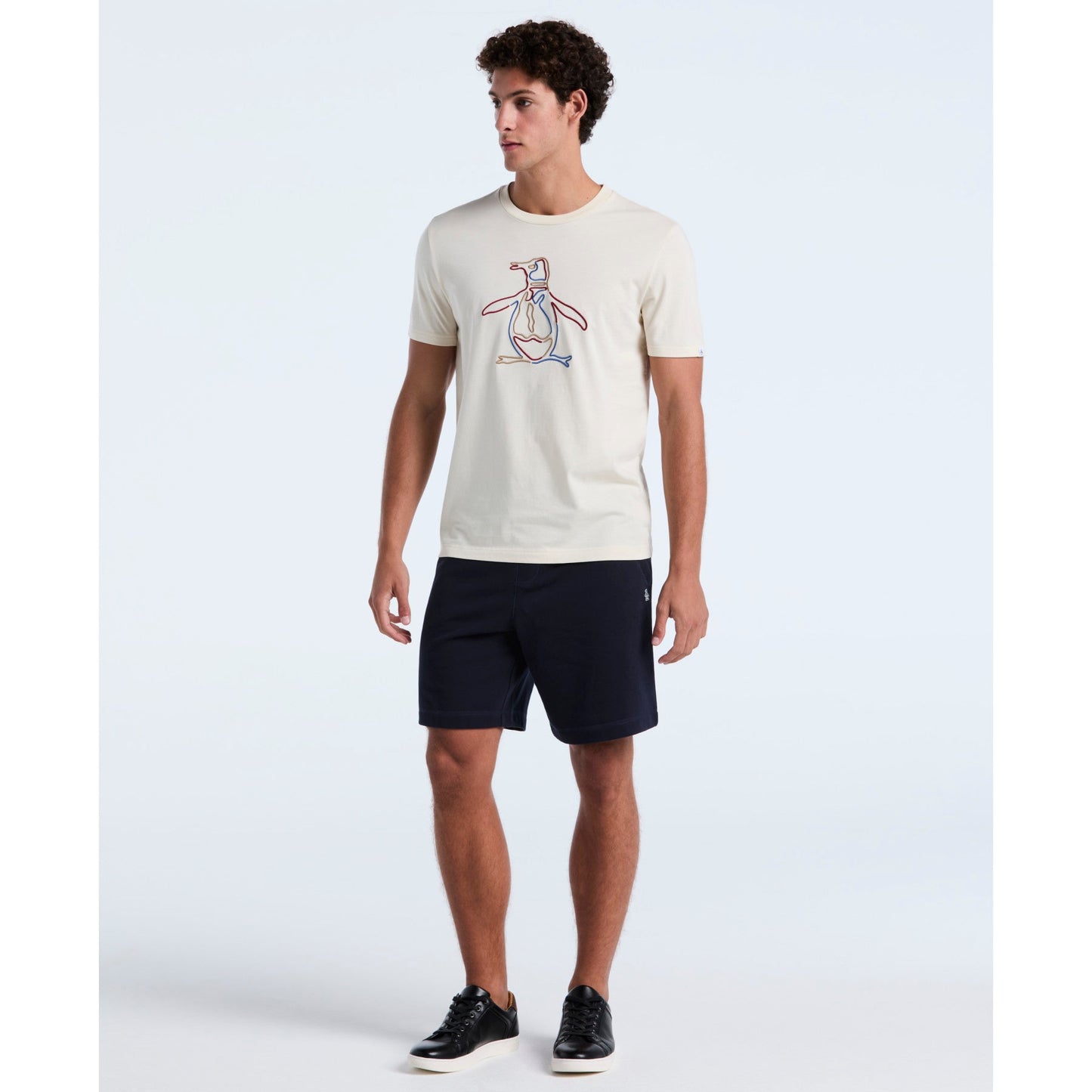 Original Penguin Outline Pete Graphic T-Shirt In Birch(Outline Pete Graphic T Shirt Beige Opkf2559gp 252)