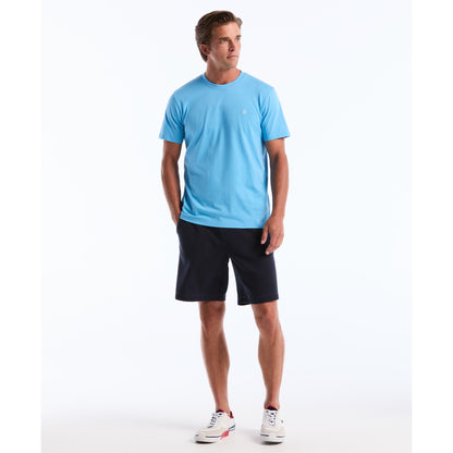 Original Penguin Pin Point Embroidered Logo T-Shirt In Bonnie Blue(Pin Point Embroidered Logo T Shirt Blue Opkf5903gp 456)