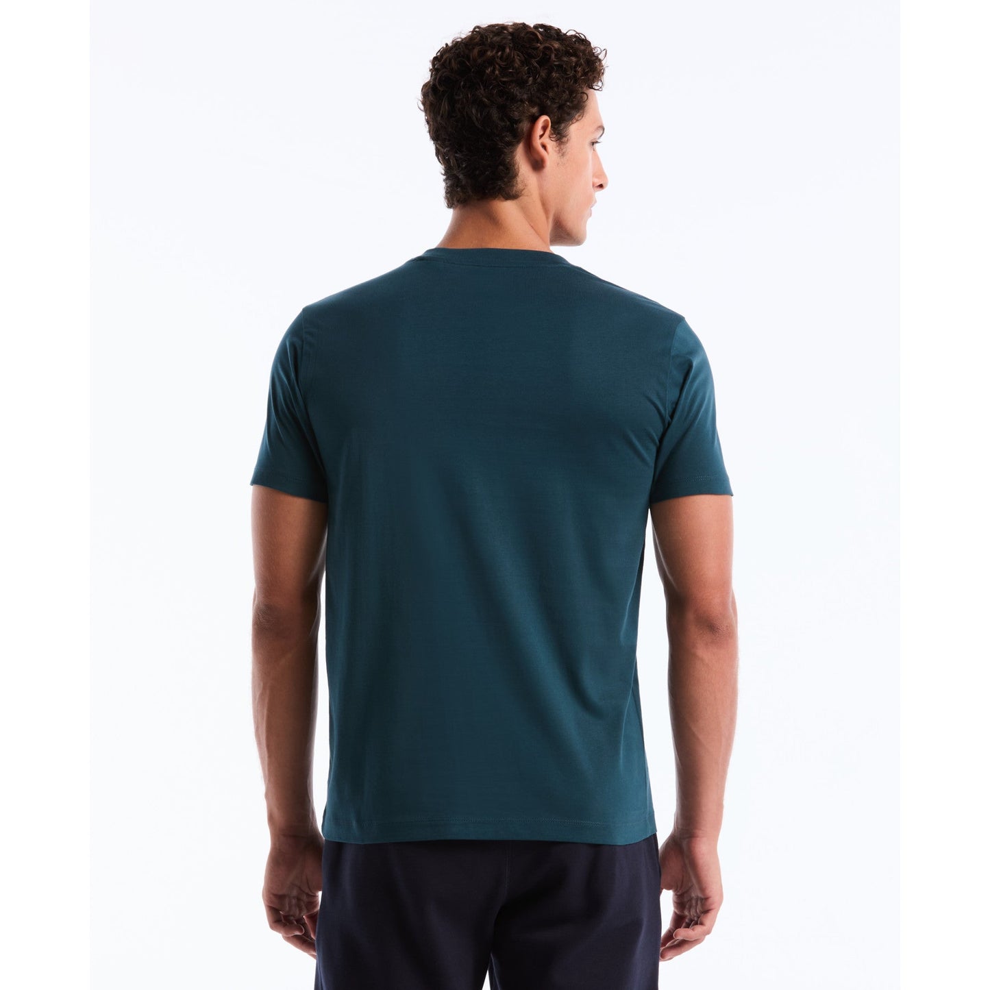 Original Penguin Pin Point Embroidered Logo T-Shirt In Reflecting Pond(Pin Point Embroidered Logo T Shirt Green Opkf5903gp 470)
