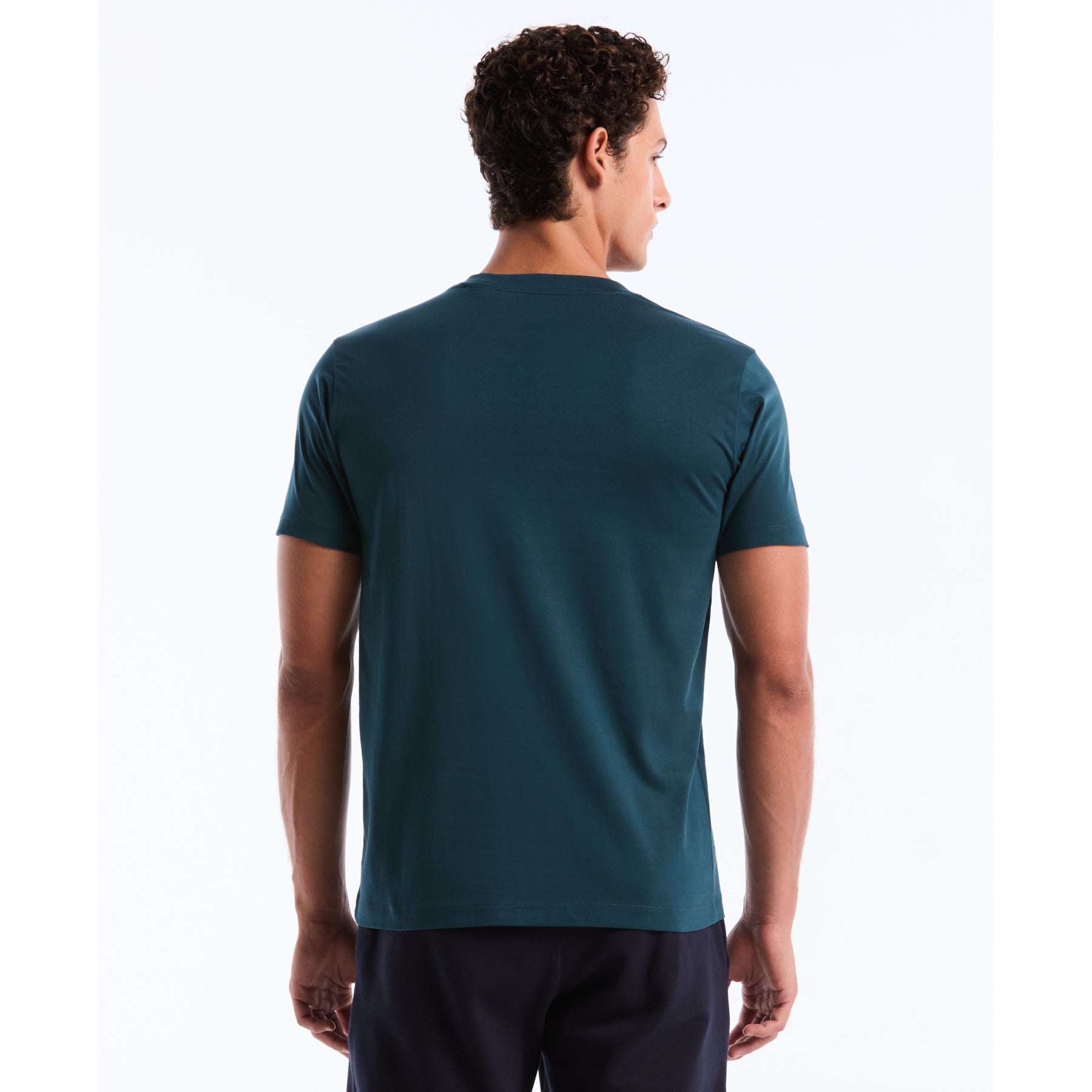 Original Penguin Pin Point Embroidered Logo T-Shirt In Reflecting Pond(Pin Point Embroidered Logo T Shirt Green Opkf5903gp 470)