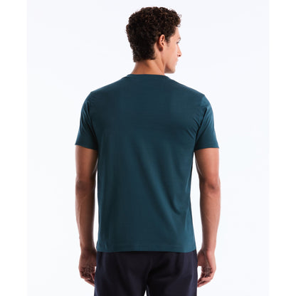 Original Penguin Pin Point Embroidered Logo T-Shirt In Reflecting Pond(Pin Point Embroidered Logo T Shirt Green Opkf5903gp 470)