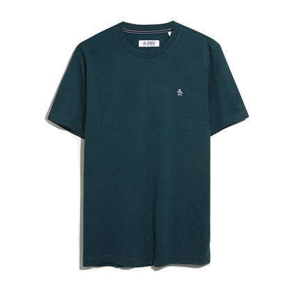 Original Penguin Pin Point Embroidered Logo T-Shirt In Reflecting Pond(Pin Point Embroidered Logo T Shirt Green Opkf5903gp 470)