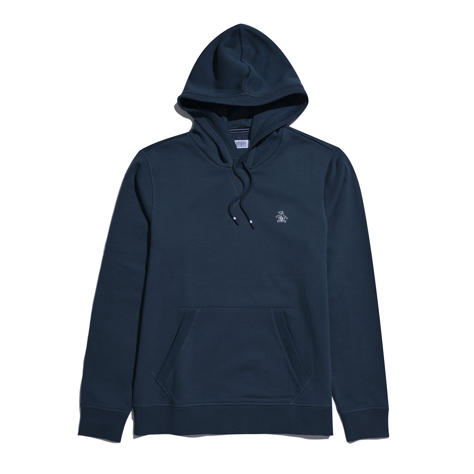 Original Penguin Sticker Pete Pullover Fleece Hoodie In Blue Wing Teal(Sticker Pete Pullover Fleece Hoodie Blue Opks5711gp 415)