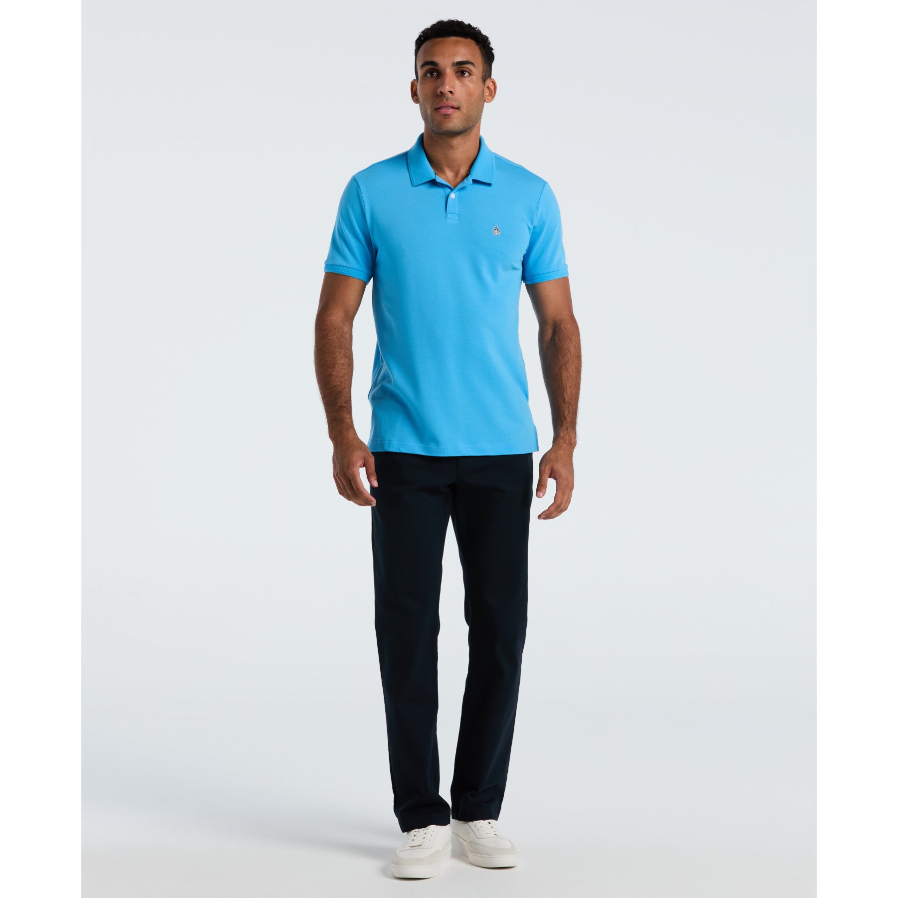 Original Penguin Daddy Pique Polo Shirt In Bonnie Blue(Daddy Pique Polo Shirt Blue Opksb015gp 456)