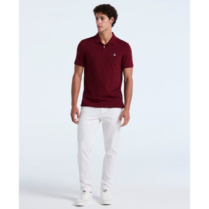 Original Penguin Daddy Pique Polo Shirt In Cabernet(Daddy Pique Polo Shirt Red Opksb015gp 605)
