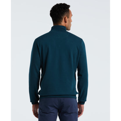 Original Penguin Sticker Pete Quarter Zip Sweatshirt In Reflecting Pond(Sticker Pete Quarter Zip Sweatshirt Blue Opksb044gp 470)
