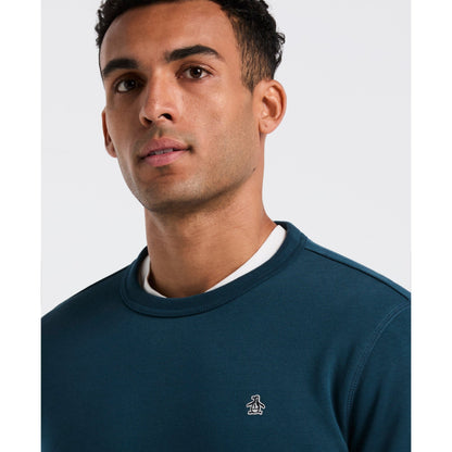 Original Penguin Sticker Pete Sweatshirt In Reflecting Pond(Sticker Pete Sweatshirt Blue Opksb404gp 470)