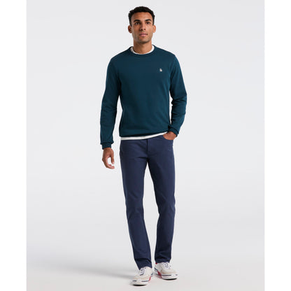 Original Penguin Sticker Pete Sweatshirt In Reflecting Pond(Sticker Pete Sweatshirt Blue Opksb404gp 470)