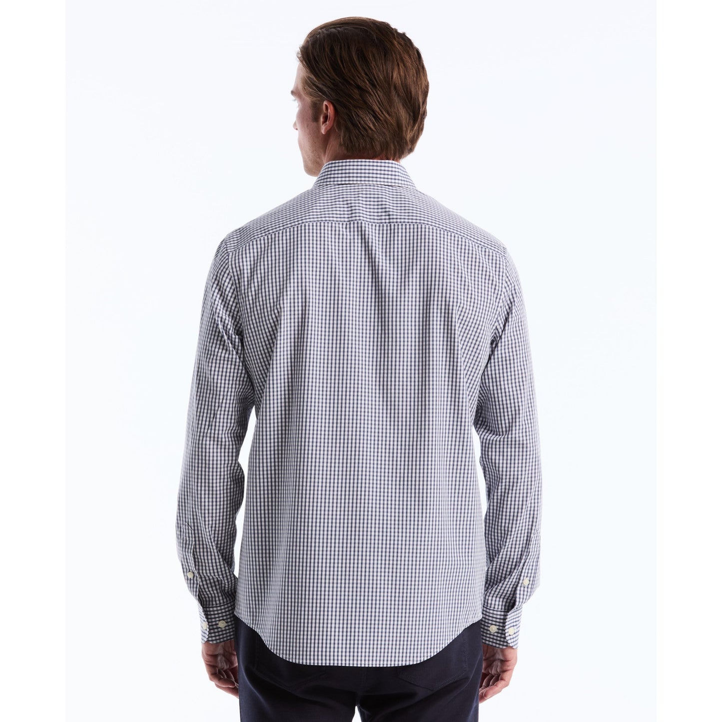 Original Penguin Gingham Shirt In Sargasso Sea(Gingham Shirt Blue Opwb0023gp 485)