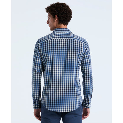 Original Penguin Twill Check Shirt In Copen Blue(Twill Check Shirt Blue Opwf2501gp 443)