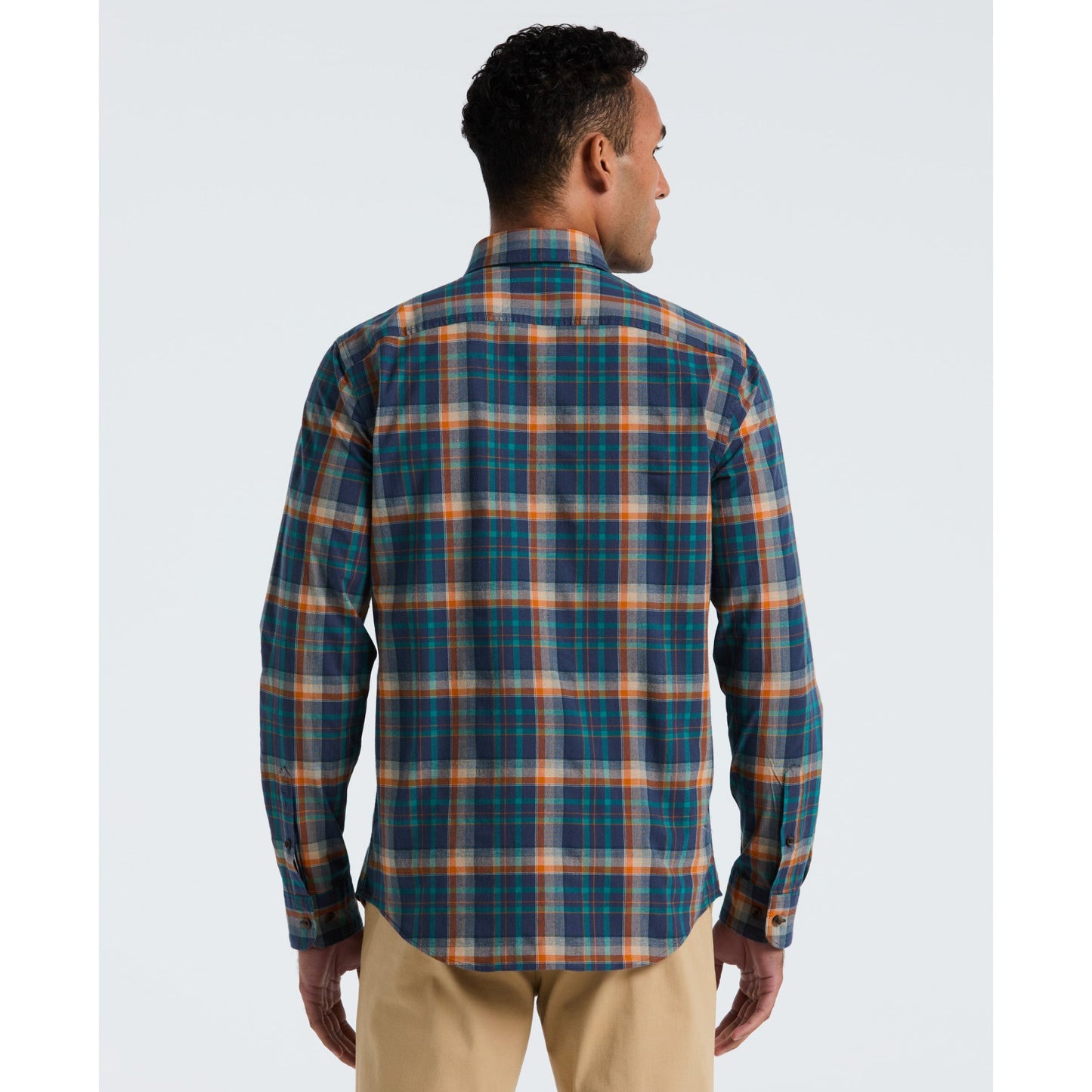 Original Penguin Dobby Plaid Shirt In Sargasso Sea(Dobby Plaid Shirt Blue Opwf2503gp 485)