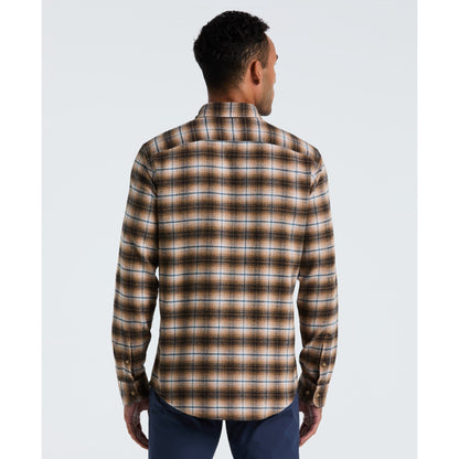 Original Penguin Plaid Flannel Shirt In Tigers Eye(Plaid Flannel Shirt Brown Opwf2517gp 218)