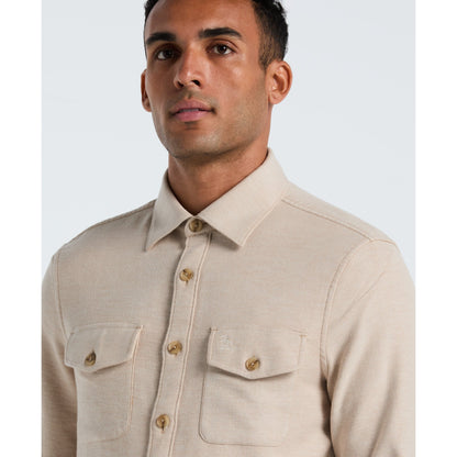 Original Penguin Double Weave Overshirt In Birch(Double Weave Overshirt Beige Opwf3118gp 252)
