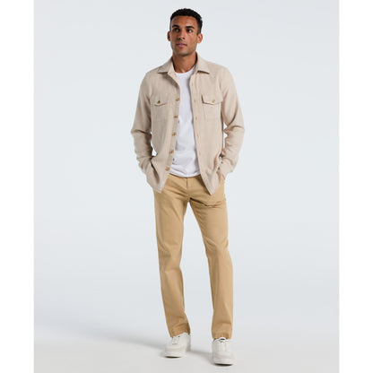 Original Penguin Double Weave Overshirt In Birch(Double Weave Overshirt Beige Opwf3118gp 252)