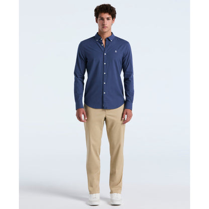 Original Penguin Oxford Shirt In Sargasso Sea(Oxford Shirt Blue Opwsb035gp 485)