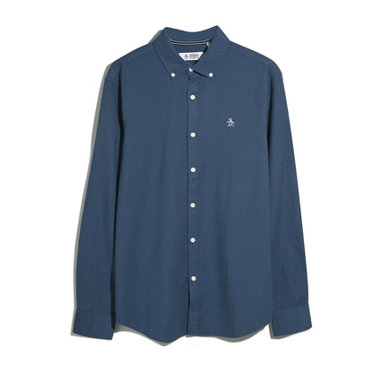 Original Penguin Oxford Shirt In Sargasso Sea(Oxford Shirt Blue Opwsb035gp 485)