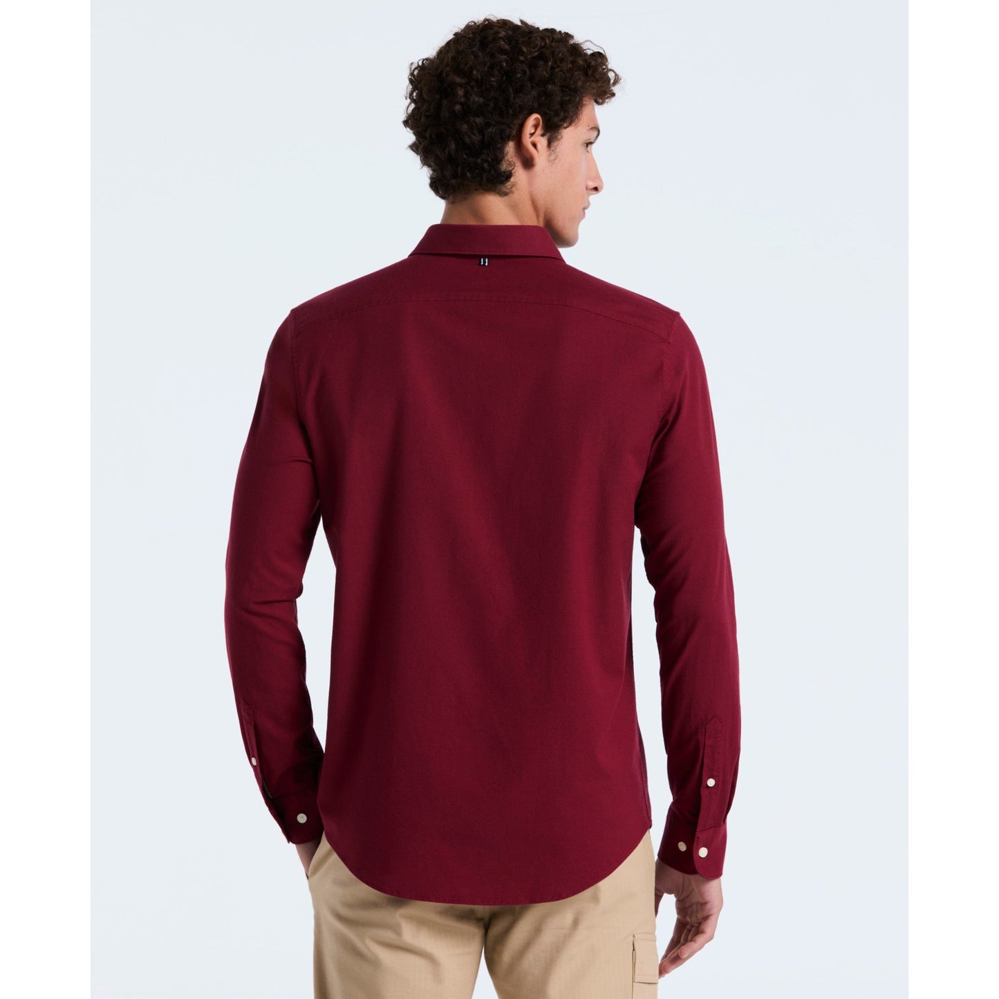 Original Penguin Oxford Shirt In Cabernet(Oxford Shirt Red Opwsb035gp 605)