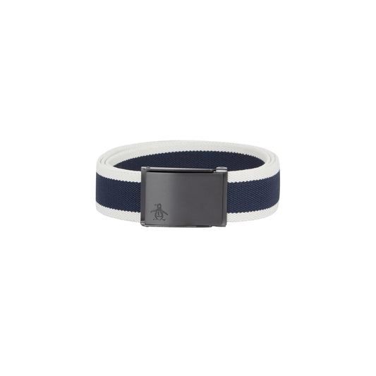 Original Penguin Earl Stretch Golf Belt In Black Iris(Earl Stretch Golf Belt Blue Pn06017ggg 417)