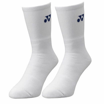  Yonex W8422 White Sports Badminton Socks - Set Of 3 Pairs
