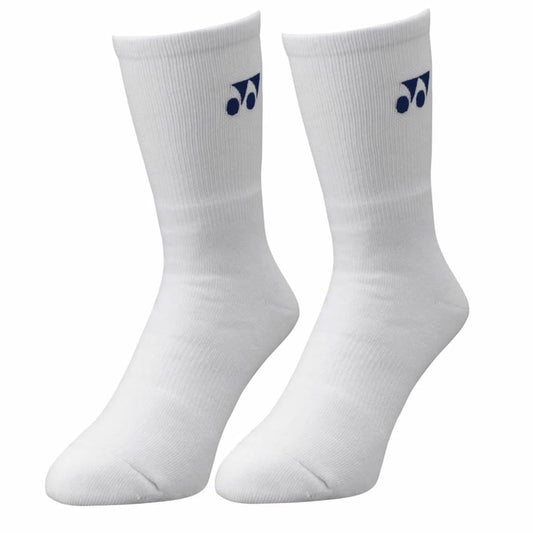  Yonex W8422 White Sports Badminton Socks - Set Of 3 Pairs