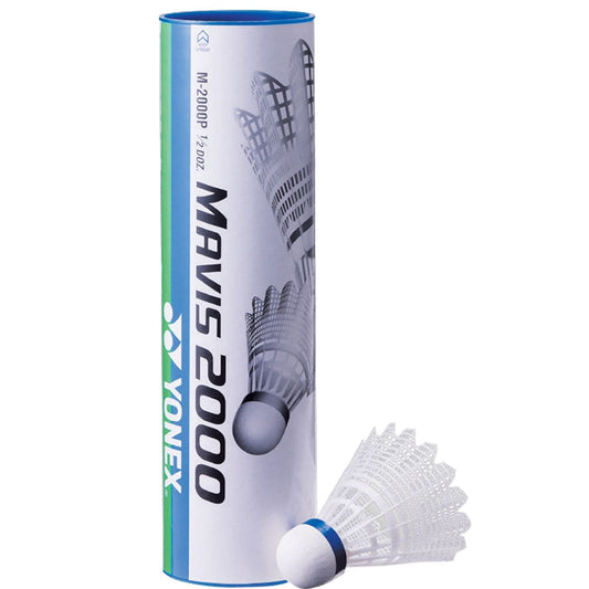  Yonex Mavis 2000 Badminton Nylon Shuttles / Shuttlecocks - Set Of 6