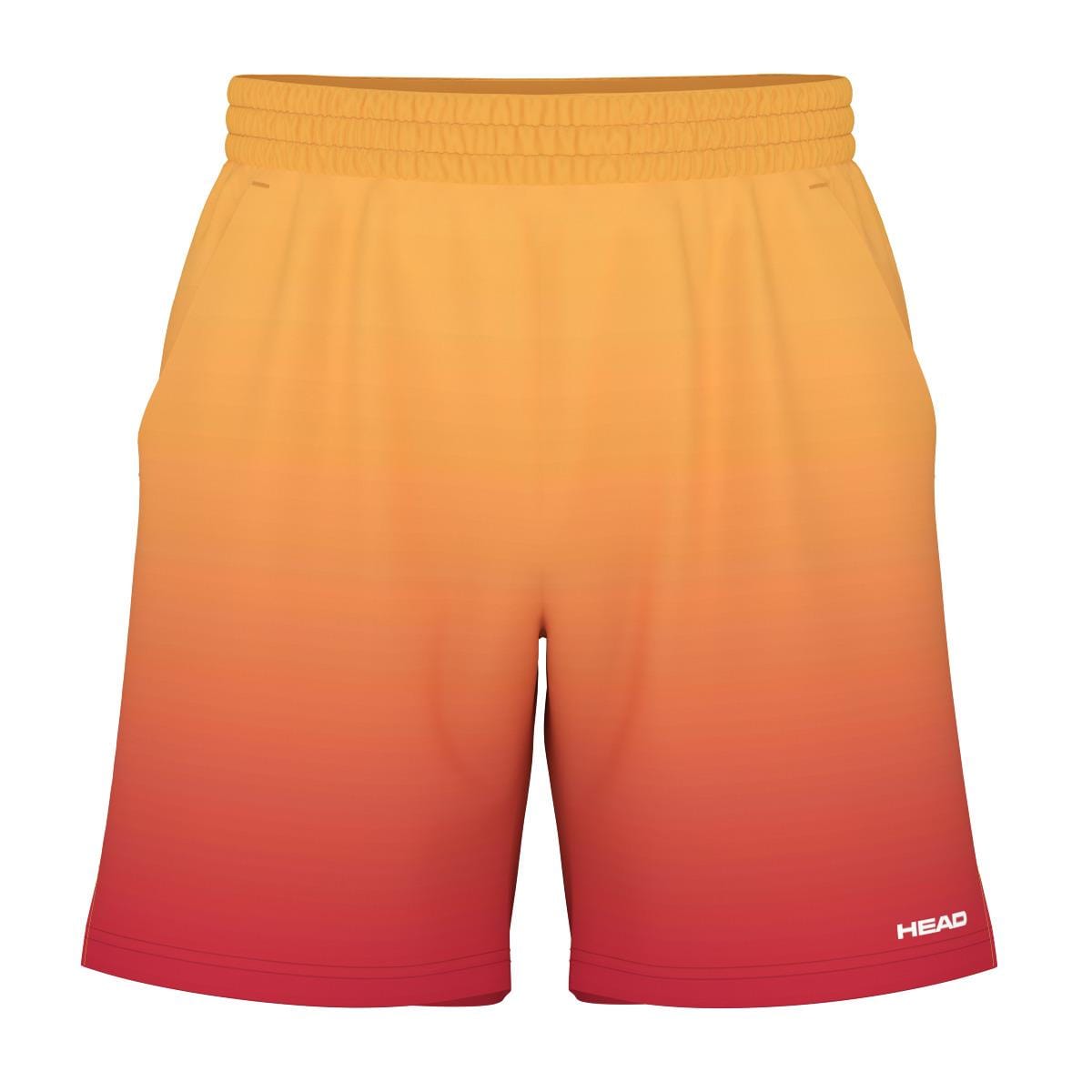  HEAD Vision Power II Mens Badminton Shorts - Yellow / Red