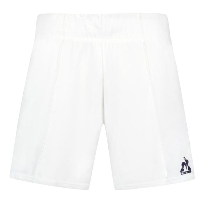  Le Coq Sportif Pro Mens Badminton Shorts - Optical White