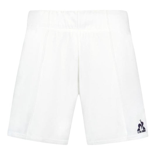  Le Coq Sportif Pro Mens Badminton Shorts - Optical White