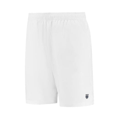  K-Swiss Hypercourt Mens 7 Inch Badminton Shorts - White