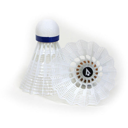  Karakal National Natural Nylon Shuttlecocks - White Medium - Set Of 6