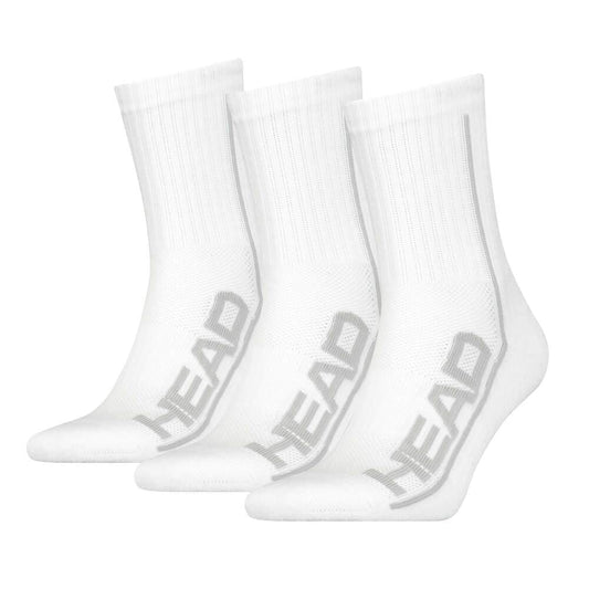  HEAD Performance Badminton Socks (3 Pack) - White