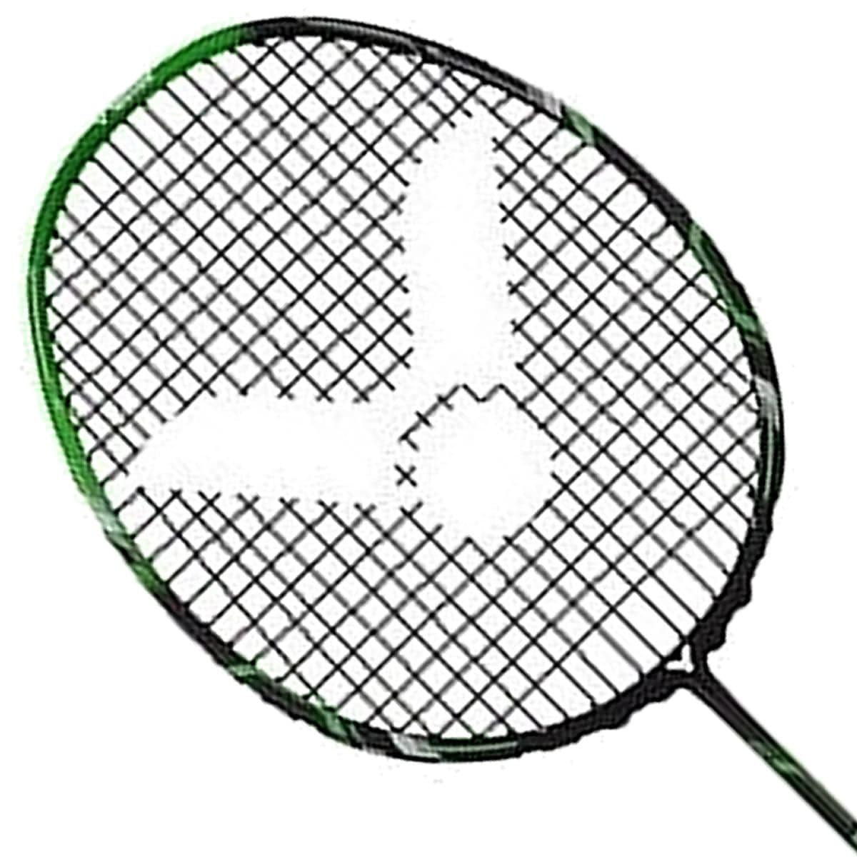  Victor Ultramate 7 Graphite Badminton Racket - Green Black