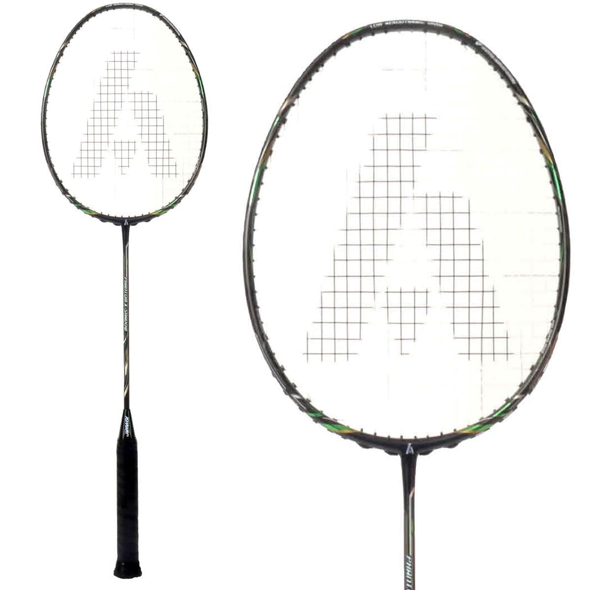  Ashaway Phantom X-Shadow Badminton Racket - Black Green