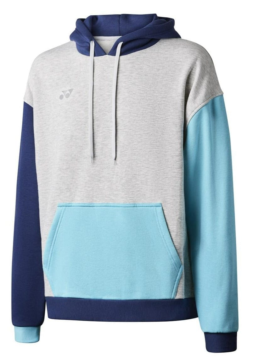  Yonex YHD123 Unisex Badminton Hoodie - Grey / Navy / Sky