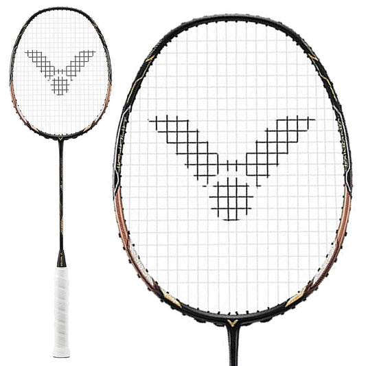  Victor Thruster F C Badminton Racket - Black Gold