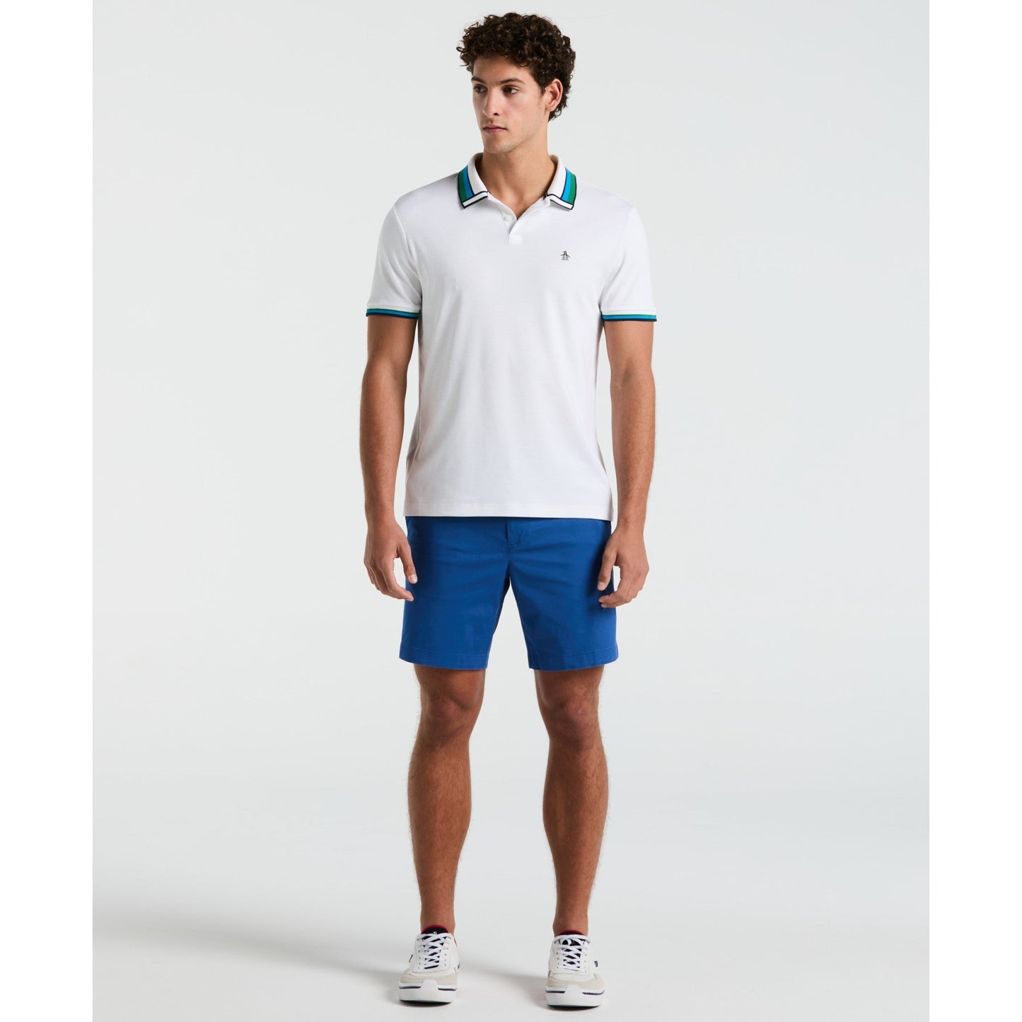 Original Penguin Chino Shorts In Blue Quartz(Chino Shorts Blue Ophsb023gp 975)