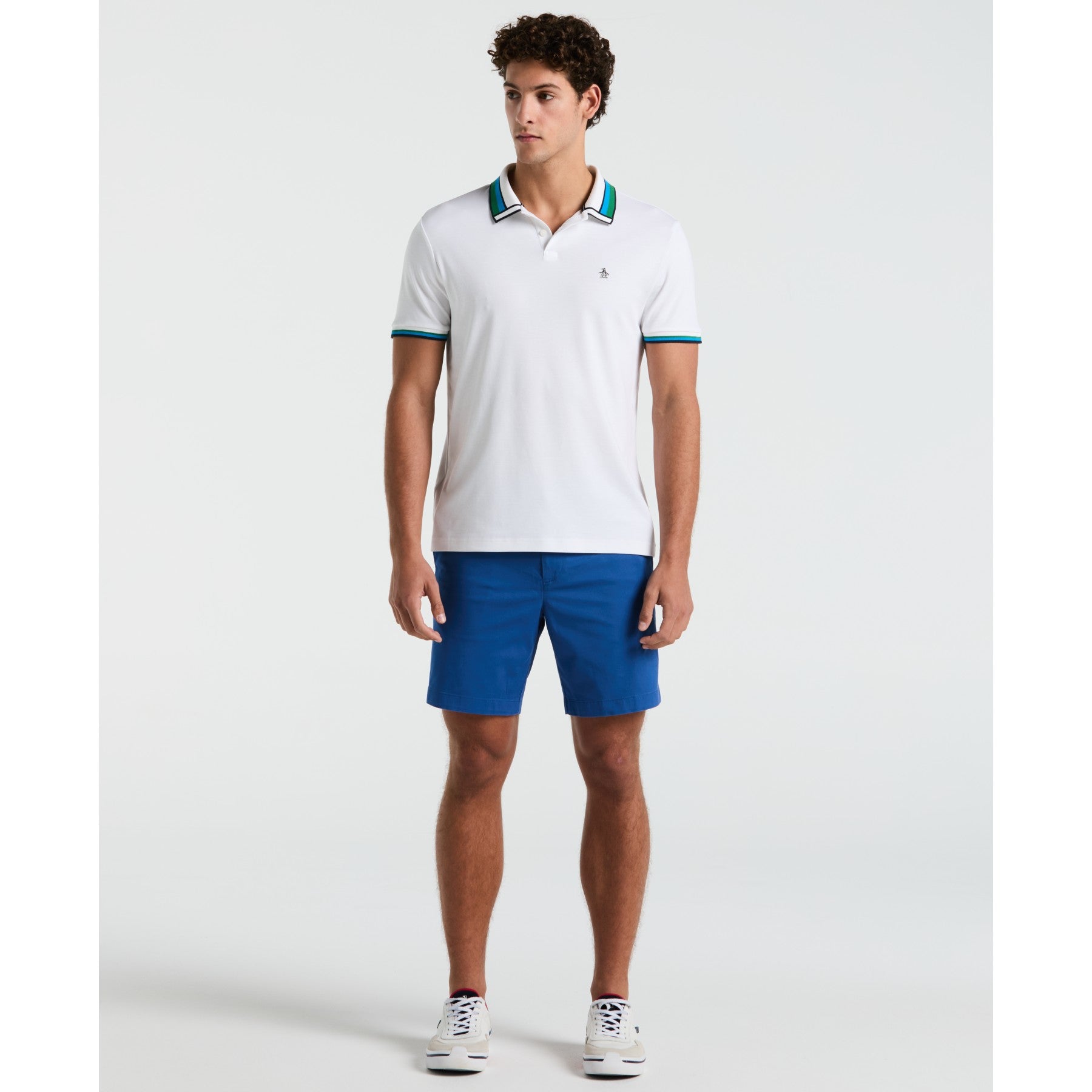 Original Penguin Chino Shorts In Blue Quartz(Chino Shorts Blue Ophsb023gp 975)