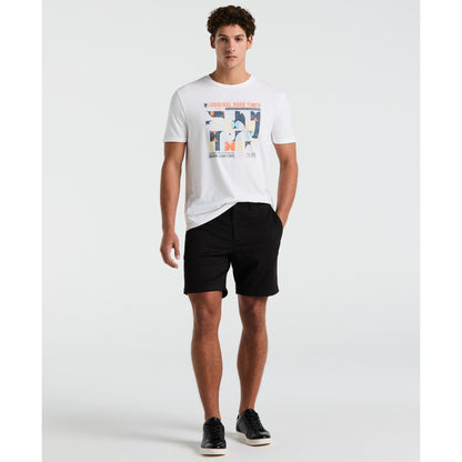 Original Penguin Good Times Graphic T-Shirt In Bright White(Good Times Graphic T Shirt White Opkm2539gp 118)