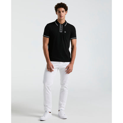 Original Penguin Earl Pique Polo Shirt In True Black(Earl Pique Polo Black Opkb0690gp 010)
