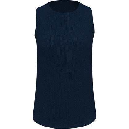 Original Penguin Women's Ribbed Tennis Tank Top In Black Iris(Ribbed Tennis Tank Top Blue O1kse016gg 417)